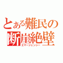 とある難民の断崖絶壁（エマージェンシー）