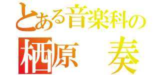 とある音楽科の栖原 奏斗（）