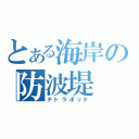 とある海岸の防波堤（テトラポッド）