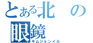 とある北の眼鏡（キムジョンイル）