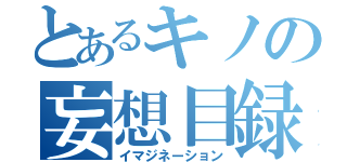 とあるキノの妄想目録（イマジネーション）