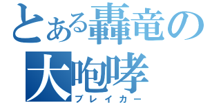 とある轟竜の大咆哮（ブレイカー）