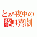 とある夜中の絶叫喜劇（断末魔）