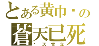 とある黄巾贼の蒼天已死（黃天當立）