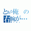 とある俺の右腕が…（疼くぜぇ）