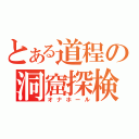 とある道程の洞窟探検（オナホール）