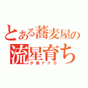 とある蕎麦屋の流星育ち（夕霧ナナカ）