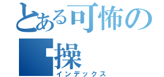 とある可怖の节操（インデックス）