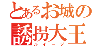 とあるお城の誘拐大王（ルイージ）