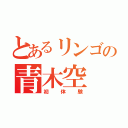 とあるリンゴの青木空（初体験）