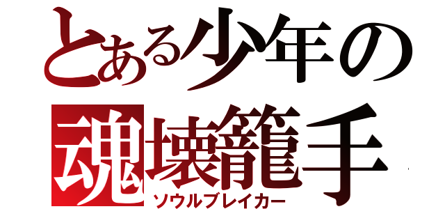 とある少年の魂壊籠手（ソウルブレイカー）