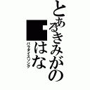 とあるきみがの⌘はな（パラダイスソング）