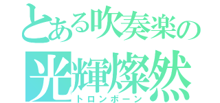 とある吹奏楽の光輝燦然（トロンボーン）