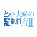 とある夫婦の強制性行Ⅱ（せっくす）