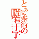 とある柔術の腕挫十字Ⅱ（アームバー）