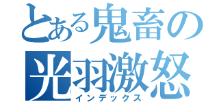 とある鬼畜の光羽激怒（インデックス）