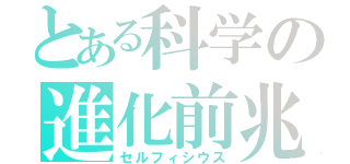 とある科学の進化前兆（セルフィシウス）