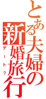 とある夫婦の新婚旅行（デート？）