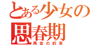 とある少女の思春期（再会の約束）