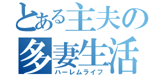 とある主夫の多妻生活（ハーレムライフ）