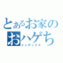 とあるお家のおハゲちゃん（インデックス）