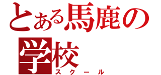 とある馬鹿の学校（スクール）