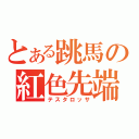 とある跳馬の紅色先端（テスタロッサ）