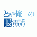 とある俺の長電話（スカイプ）