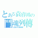 とある袁睿鴻の鬥魂列傳（人家才不是偽娘~）