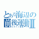 とある海辺の前後運動Ⅱ（ピストン運動）