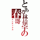 とある林倞宇の春哥（インデックス）