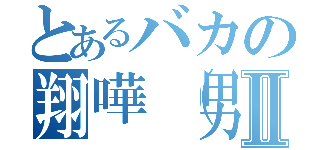 とあるバカの翔嘩（男）Ⅱ（）