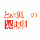 とある狐の暴走劇（ニゲテイマス）