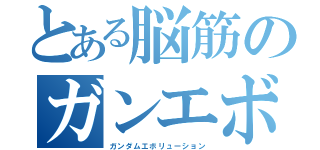 とある脳筋のガンエボ生活（ガンダムエボリューション）