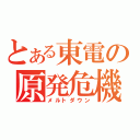 とある東電の原発危機（メルトダウン）