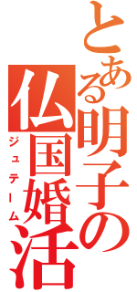 とある明子の仏国婚活（ジュテーム）