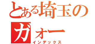 とある埼玉のガォー（インデックス）