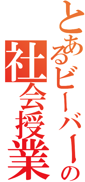 とあるビーバーの社会授業（）