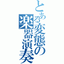 とある変態の楽器演奏（）