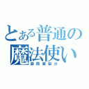 とある普通の魔法使い（霧雨魔梨沙）