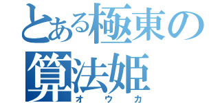 とある極東の算法姫（オウカ）