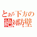 とある下方の絶対防壁（脂肪）