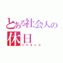 とある社会人の休日（パラダイス）