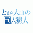 とある大山の巨大猿人（キングコング）