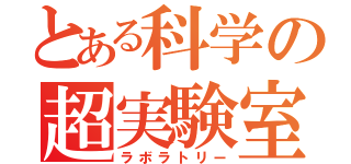 とある科学の超実験室（ラボラトリー）