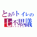 とあるトイレの七不思議（ハナコさん）