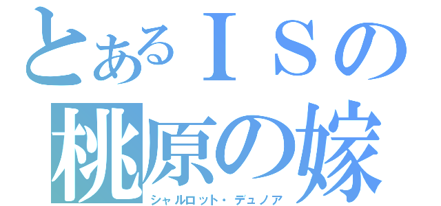 とあるＩＳの桃原の嫁（シャルロット・デュノア）