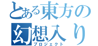 とある東方の幻想入り（プロジェクト）