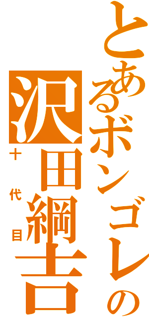 とあるボンゴレの沢田綱吉（十代目）