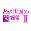 とある世風の笨蛋樣Ⅱ（ばか）